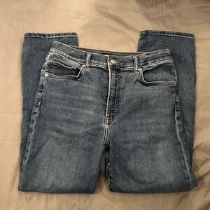 Express High Rise Mom Jeans